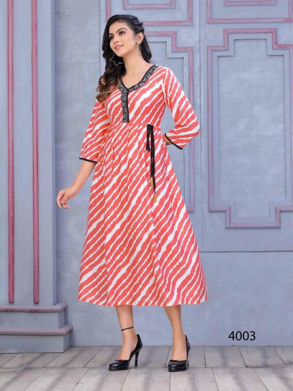 Trendy Mohra Rayon Designer Exclusive Kurti Collection